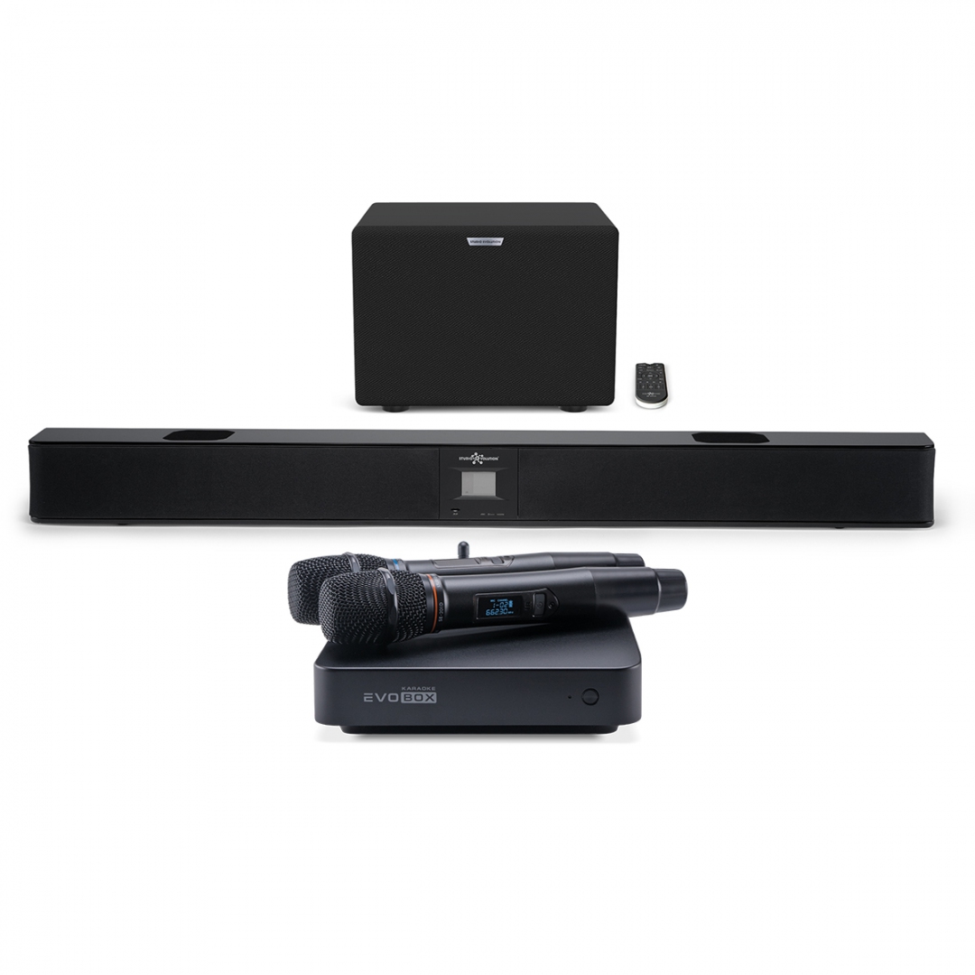 караоке-комплект EVOBOX Plus + EvoSound Bar (саундбар с караоке) в Чкаловске