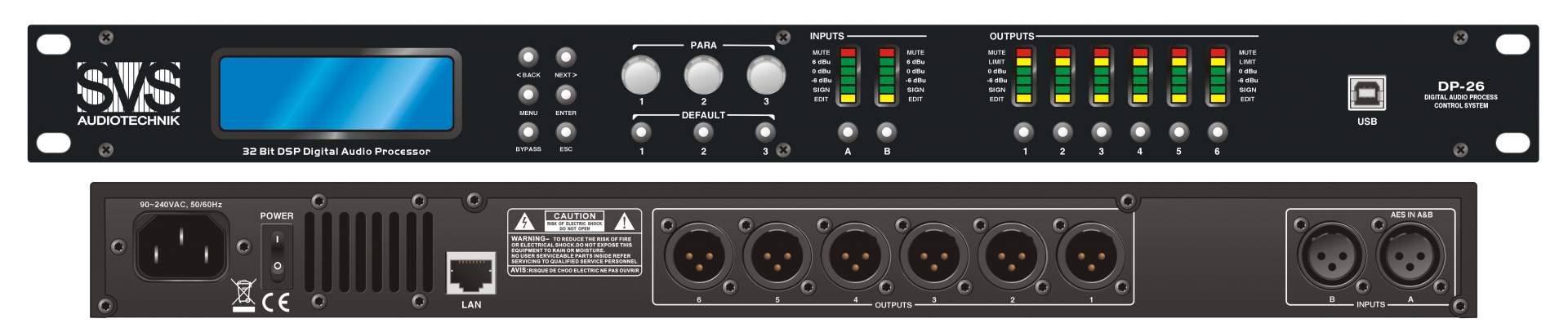 SVS Audiotechnik DP-26 Цифровой процессор: 2 входа 6 выходов в Чкаловске