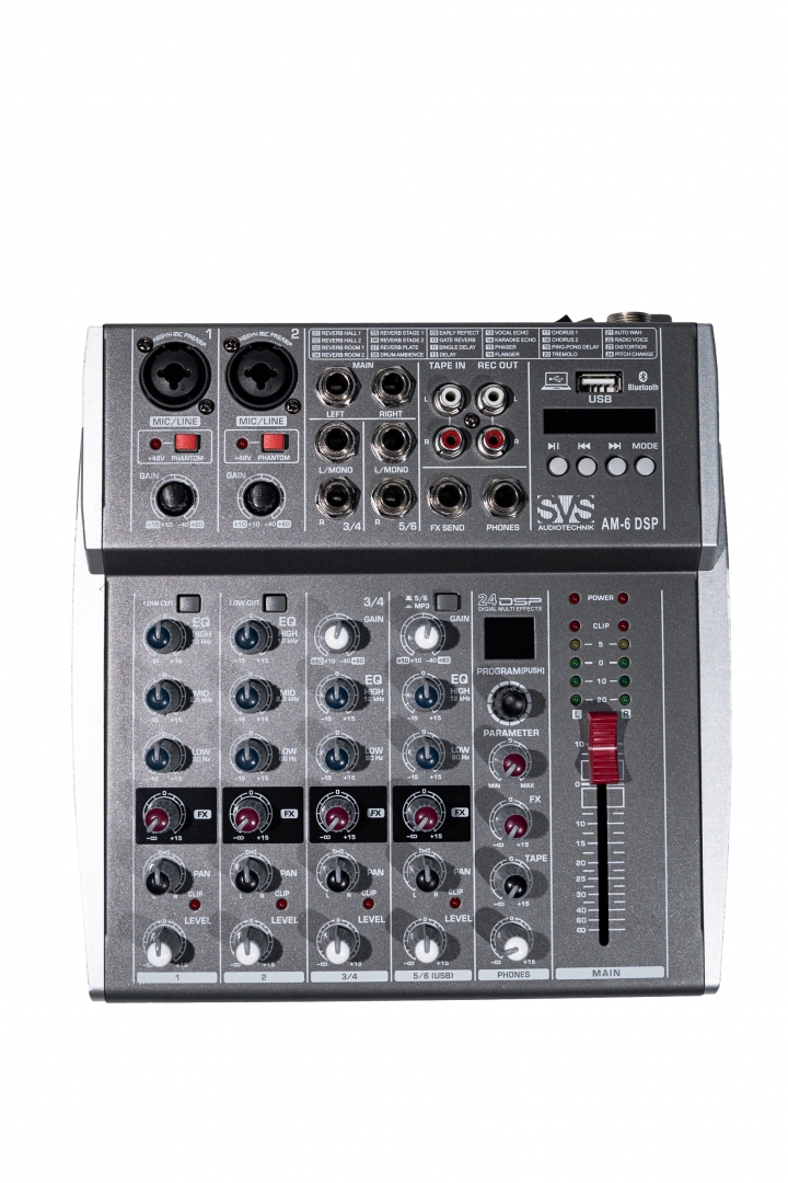 SVS Audiotechnik mixers AM-6 DSP Микшерный пульт аналоговый, 6-канальный SVS Audiotechnik mixers в Чкаловске
