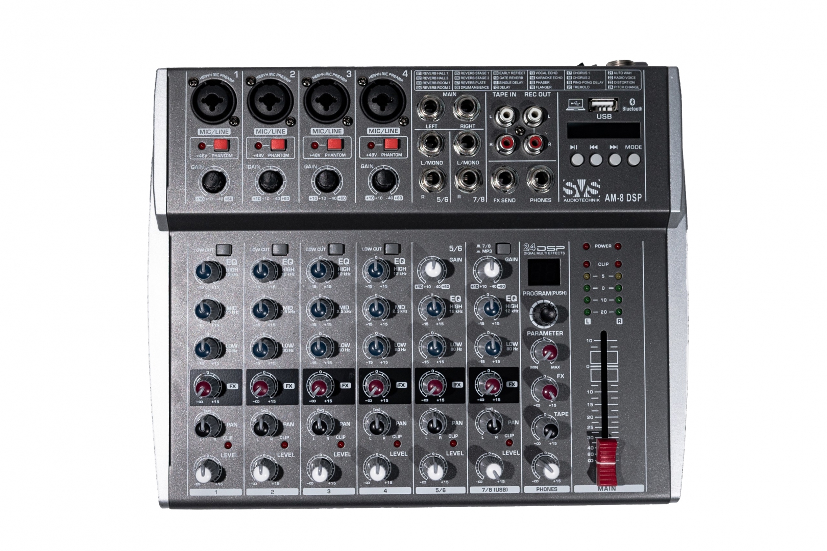 SVS Audiotechnik mixers AM-8 DSP Микшерный пульт аналоговый, 8-канальный в Чкаловске